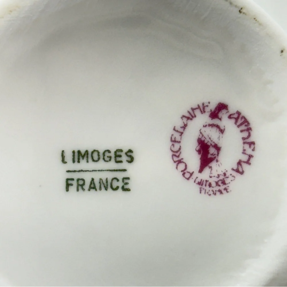 Vintage Limoges Floral Vase